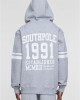 Суичър с цип Southpole College Zip Hoody heathergrey/white XXL