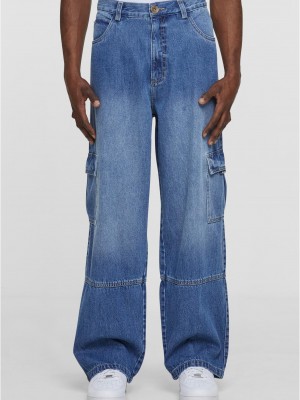 Дънки Southpole Cargo Denim Pants middeepblue 36 Дънки Southpole Cargo Denim Pants middeepblue 36