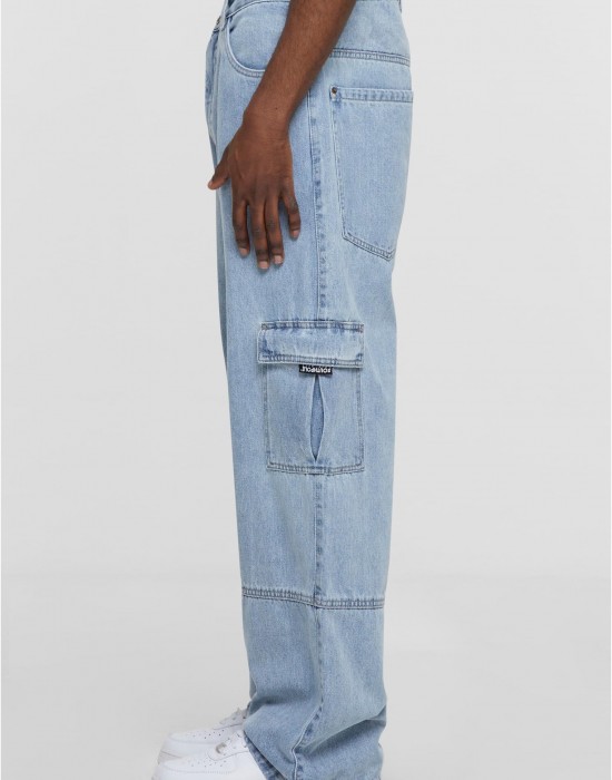 Дънки Southpole Cargo Denim Pants middeepblue 36 Дънки Southpole Cargo Denim Pants middeepblue 36