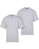 2 Броя Изчистени Мъжки ТенискиTall Tee 2-Pack white+white XXL