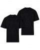 2 Броя Изчистени Мъжки ТенискиTall Tee 2-Pack black+black XXL 2 Броя Изчистени Мъжки ТенискиTall Tee 2-Pack black+black XXL