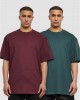 2 Броя Изчистени Мъжки ТенискиTall Tee 2-Pack redwine+bottlegreen XXL 2 Броя Изчистени Мъжки ТенискиTall Tee 2-Pack redwine+bottlegreen XXL
