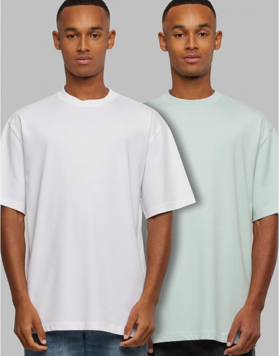 2 Броя Изчистени Мъжки ТенискиTall Tee 2-Pack frostmint+white XXL 2 Броя Изчистени Мъжки ТенискиTall Tee 2-Pack frostmint+white XXL