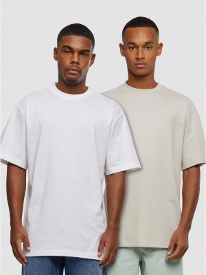 2 Броя Изчистени Мъжки ТенискиTall Tee 2-Pack cloud+white XXL 2 Броя Изчистени Мъжки ТенискиTall Tee 2-Pack cloud+white XXL