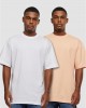 2 Броя Изчистени Мъжки ТенискиTall Tee 2-Pack softapricot+white XXL 2 Броя Изчистени Мъжки ТенискиTall Tee 2-Pack softapricot+white XXL