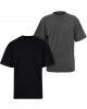 2 Броя Изчистени Мъжки ТенискиTall Tee 2-Pack black+charcoal XXL 2 Броя Изчистени Мъжки ТенискиTall Tee 2-Pack black+charcoal XXL