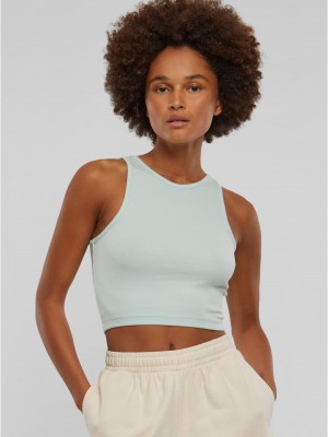 2 Броя Дамски Потници Ladies Cropped Rib Top 2-Pack frostmint+white XXL