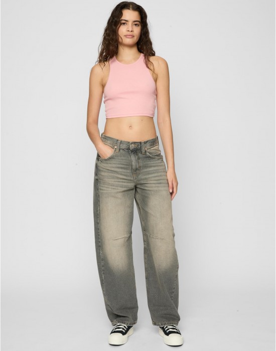 2 Броя Дамски Потници Ladies Cropped Rib Top 2-Pack lemonadepink+white XXL