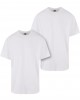 2 Броя Изчистени Мъжки ТенискиHeavy Oversized Tee 2-Pack white+white XXL 2 Броя Изчистени Мъжки ТенискиHeavy Oversized Tee 2-Pack white+white XXL