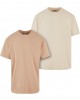 2 Броя Изчистени Мъжки ТенискиHeavy Oversized Tee 2-Pack unionbeige+sand XXL 2 Броя Изчистени Мъжки ТенискиHeavy Oversized Tee 2-Pack unionbeige+sand XXL