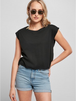 2 Броя Изчистени Дамски ТенискиLadies Organic Short Tee 2-Pack black+white XXL