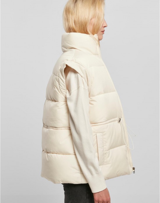 Грейка Ladies Waisted Puffer Vest whitesand XXL