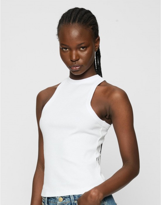 2 Броя Дамски Потници Ladies Racer Back Rib Top 2-Pack black+white XXL