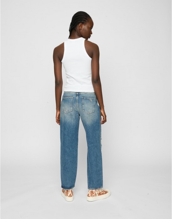 2 Броя Дамски Потници Ladies Racer Back Rib Top 2-Pack black+white XXL