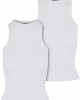 2 Броя Дамски Потници Ladies Racer Back Rib Top 2-Pack white+white XXL