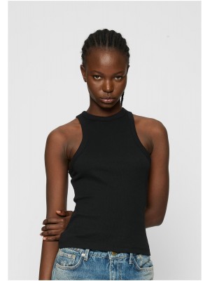 2 Броя Дамски Потници Ladies Racer Back Rib Top 2-Pack black+black XXL