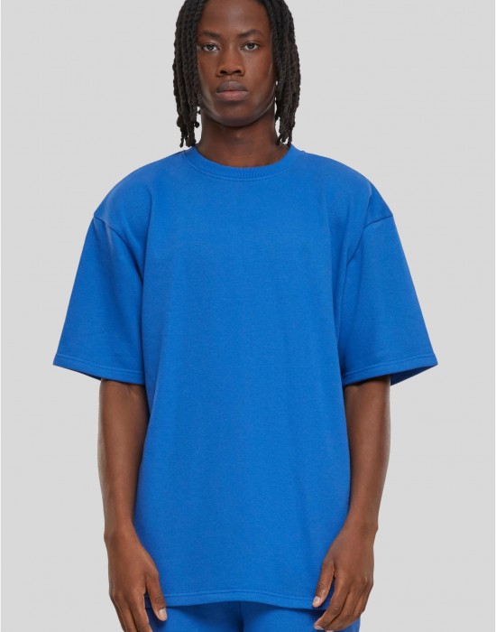 Тениска Light Terry T-Shirt Crew royal XXL