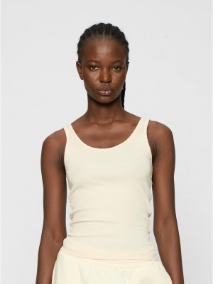 2 Броя Дамски Потници Ladies Organic Basic Rib Top 2-Pack whitesand+black XXL