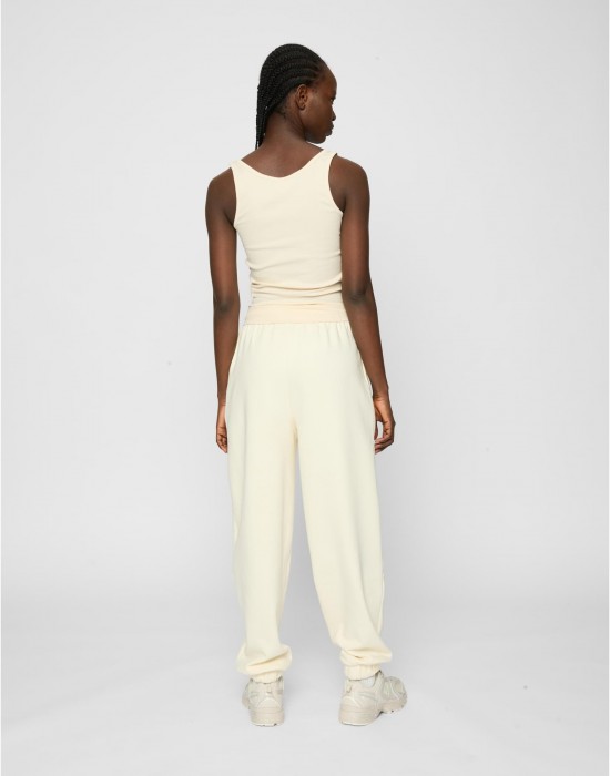 2 Броя Дамски Потници Ladies Organic Basic Rib Top 2-Pack whitesand+black XXL