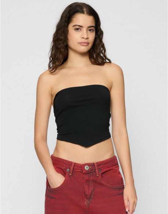 2 Броя Дамски Потници Ladies Knotted Bandeau Top 2-Pack white+black XS