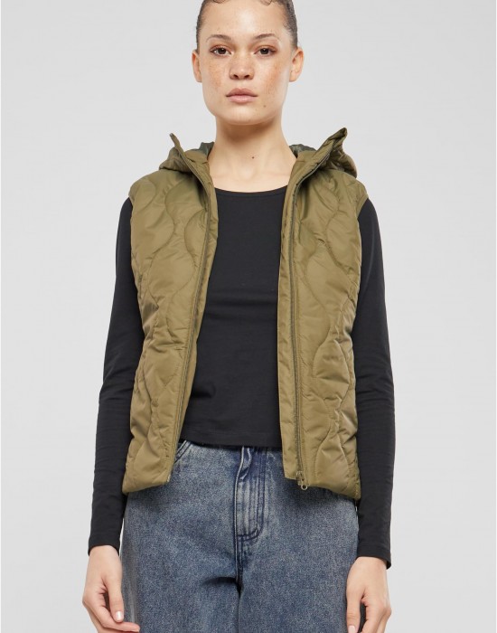 Грейка Ladies Super Light Puffer Vest olive XXL