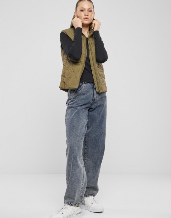 Грейка Ladies Super Light Puffer Vest olive XXL