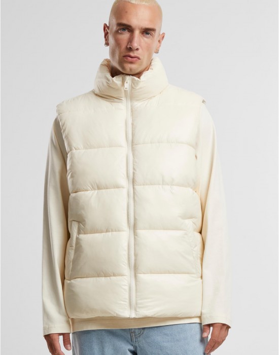 Грейка Recycled Big Puffer Vest whitesand XXL Грейка Recycled Big Puffer Vest whitesand XXL