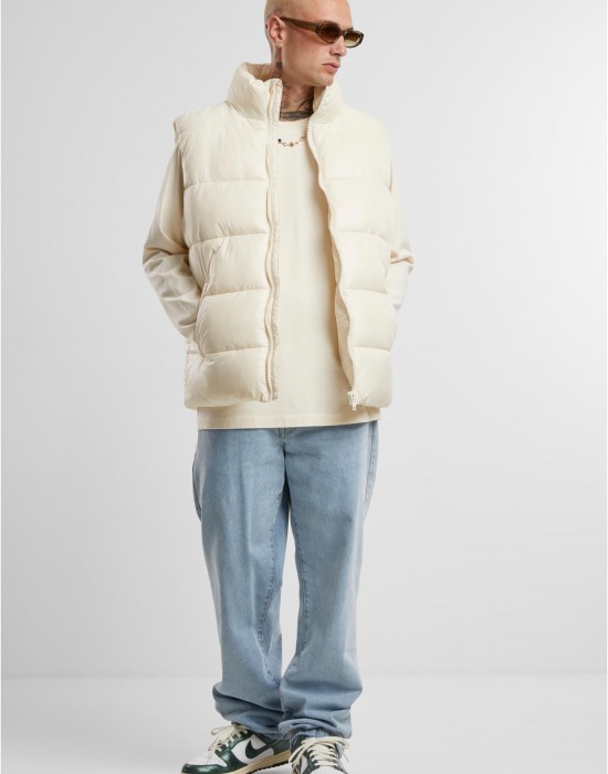 Грейка Recycled Big Puffer Vest whitesand XXL Грейка Recycled Big Puffer Vest whitesand XXL