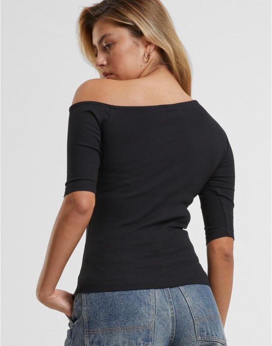 2 Броя Изчистени Дамски ТенискиLadies Organic Asymmetric Rib Tee 2-Pack black+black XXL 2 Броя Изчистени Дамски ТенискиLadies Organic Asymmetric Rib Tee 2-Pack black+black XXL