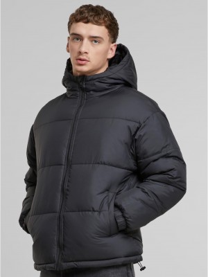 Суичър Basic Puffer Jacket With Hood black XXL Суичър Basic Puffer Jacket With Hood black XXL