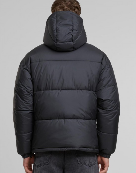 Суичър Basic Puffer Jacket With Hood black XXL Суичър Basic Puffer Jacket With Hood black XXL