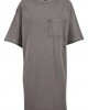 Тениска Ladies Washed Jersey T-Shirt Dress steelgrey XXL