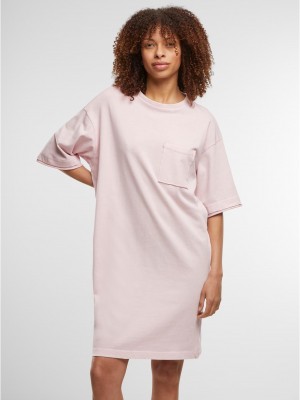 Тениска Ladies Washed Jersey T-Shirt Dress blushedrose XXL