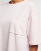 Тениска Ladies Washed Jersey T-Shirt Dress blushedrose XXL
