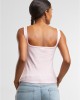 2 Броя Дамски Потници Ladies Wide Neck Rib Top 2-Pack white+blushedrose XXL