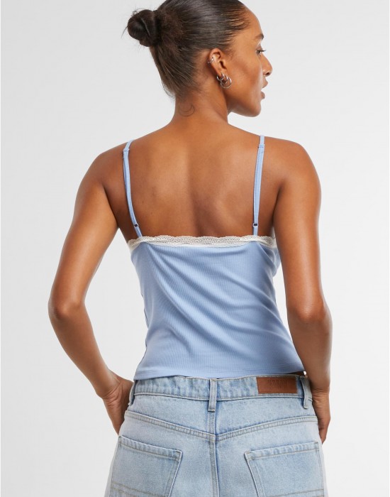 2 Броя Дамски Потници Ladies V-Neck Lace Top 2-Pack cloud+powderblue XXL