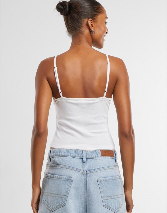 2 Броя Дамски Потници Ladies V-Neck Lace Top 2-Pack paleolive+offwhite XXL