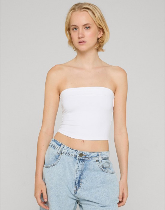 2 Броя Дамски Потници Ladies Bandeau Cropped Top 2-Pack black/white XS