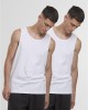 2 Броя Мъжки ПотнициJersey Loose Tank 2-Pack white+white XXL 2 Броя Мъжки ПотнициJersey Loose Tank 2-Pack white+white XXL