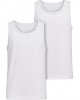 2 Броя Мъжки ПотнициJersey Loose Tank 2-Pack white+white XXL 2 Броя Мъжки ПотнициJersey Loose Tank 2-Pack white+white XXL