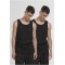 2 Броя Мъжки ПотнициJersey Loose Tank 2-Pack black+black XXL