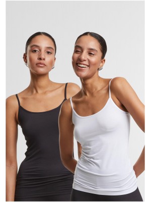 2 Броя Дамски Потници Ladies Bamboo Tank Top 2-Pack black+white XS 2 Броя Дамски Потници Ladies Bamboo Tank Top 2-Pack black+white XS