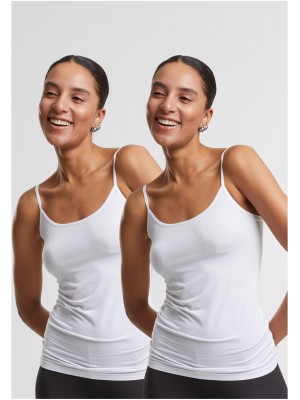 2 Броя Дамски Потници Ladies Bamboo Tank Top 2-Pack white+white XS 2 Броя Дамски Потници Ladies Bamboo Tank Top 2-Pack white+white XS