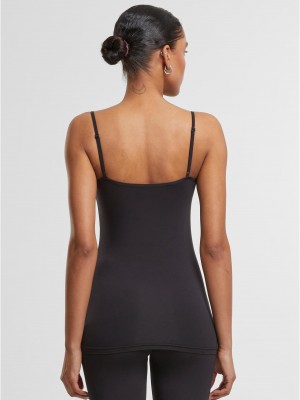 2 Броя Дамски Потници Ladies Bamboo Tank Top 2-Pack black+black XS