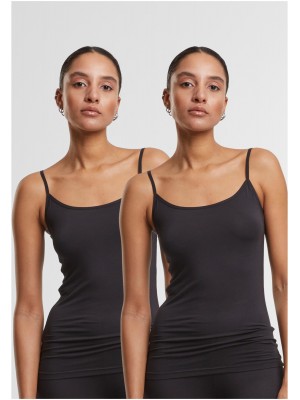 2 Броя Дамски Потници Ladies Bamboo Tank Top 2-Pack black+black XS 2 Броя Дамски Потници Ladies Bamboo Tank Top 2-Pack black+black XS