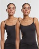 2 Броя Дамски Потници Ladies Bamboo Tank Top 2-Pack black+black XS