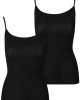 2 Броя Дамски Потници Ladies Bamboo Tank Top 2-Pack black+black XS