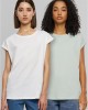 2 Броя Изчистени Дамски ТенискиLadies Extended Shoulder Tee 2-Pack frostmint+white XXL 2 Броя Изчистени Дамски ТенискиLadies Extended Shoulder Tee 2-Pack frostmint+white XXL