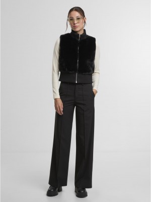 Грейка Ladies Cropped Faux Fur Vest black XS Грейка Ladies Cropped Faux Fur Vest black XS