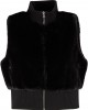Грейка Ladies Cropped Faux Fur Vest black XS